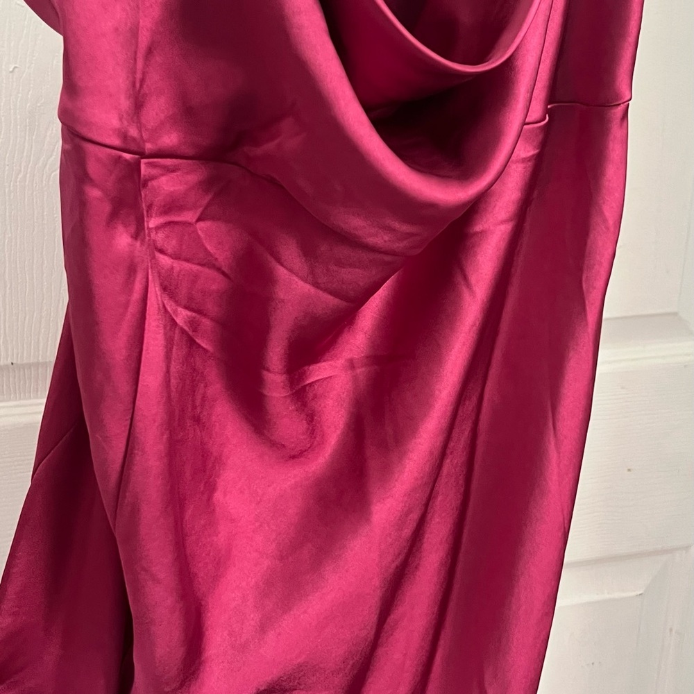 Lioness Fuchsia Satin Dress